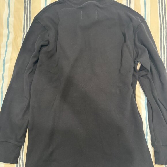 Public Drip Public Athlete Long Sleeve Mock Sweatshirt Black Medium - Picture 4 of 6